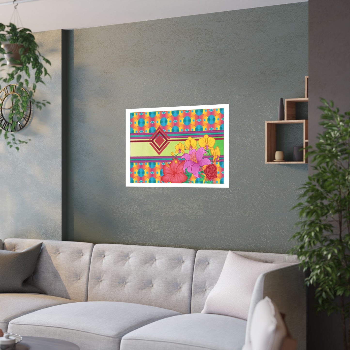 Satin Poster — "Colors in Bloom"