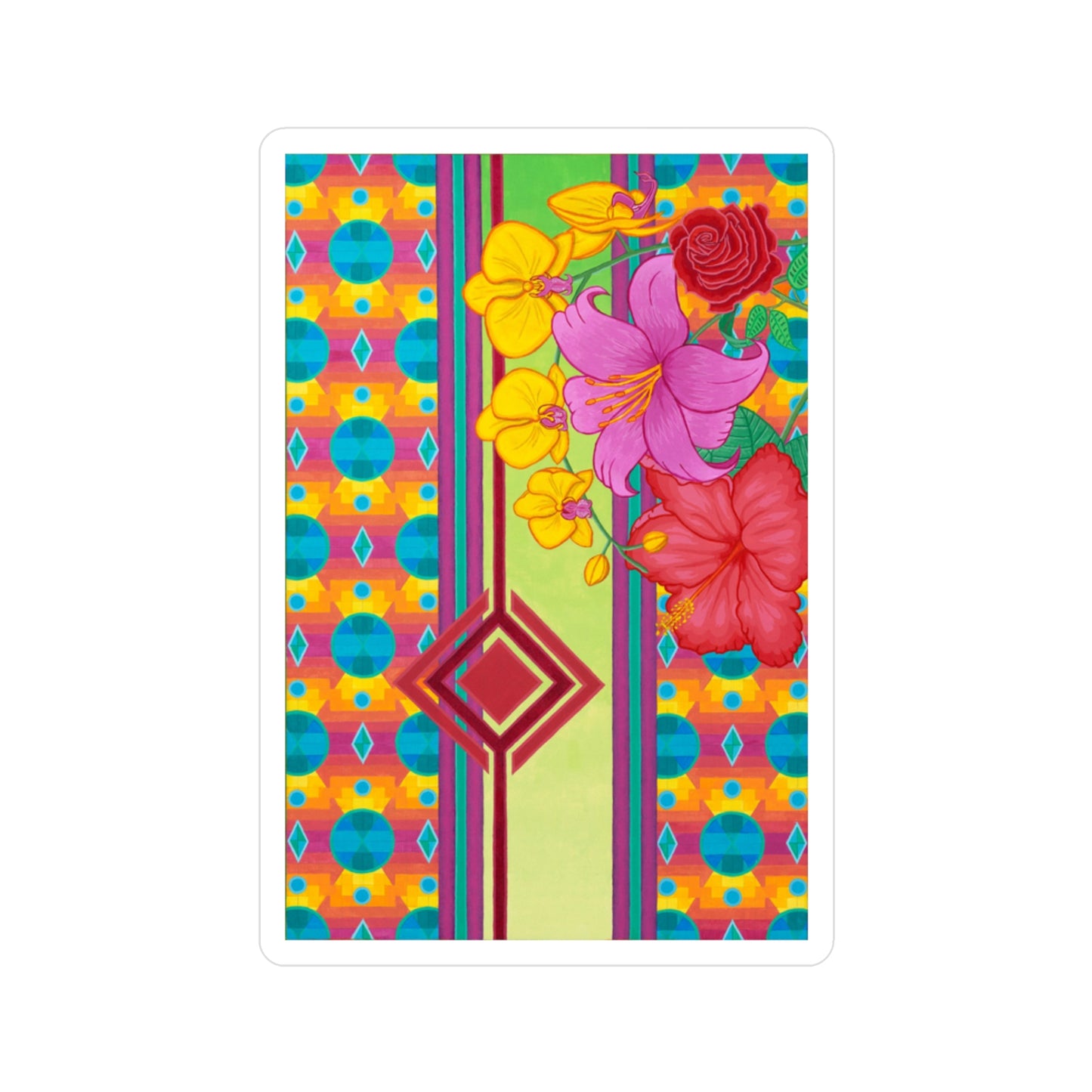 Kiss-Cut Sticker - "Colors in Bloom"