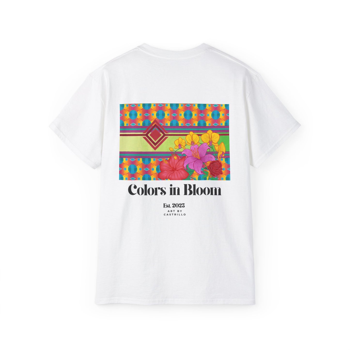 "Colors in Bloom" — Art by Castrillo Back Print