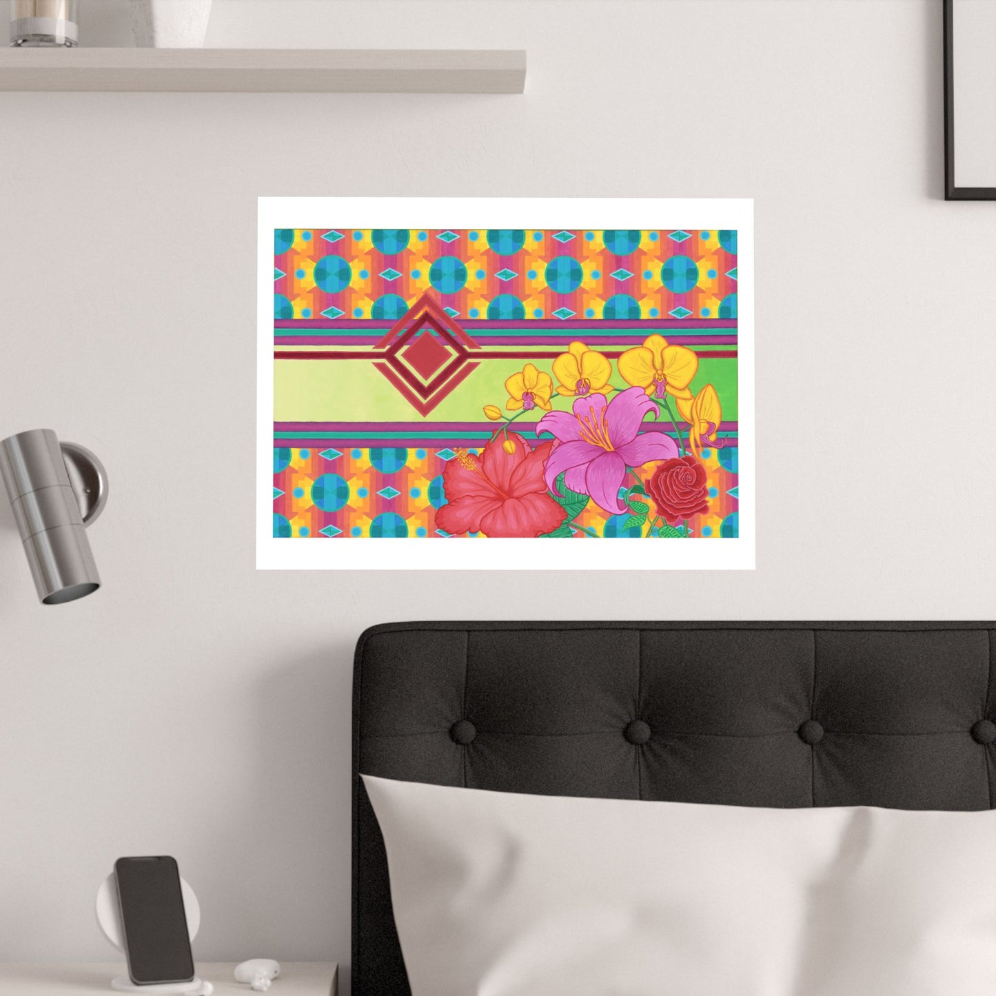 Satin Poster — "Colors in Bloom"