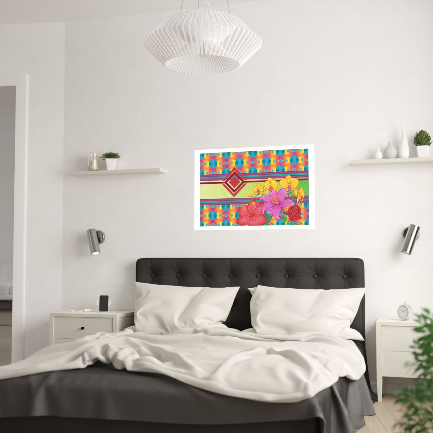 Satin Poster — "Colors in Bloom"