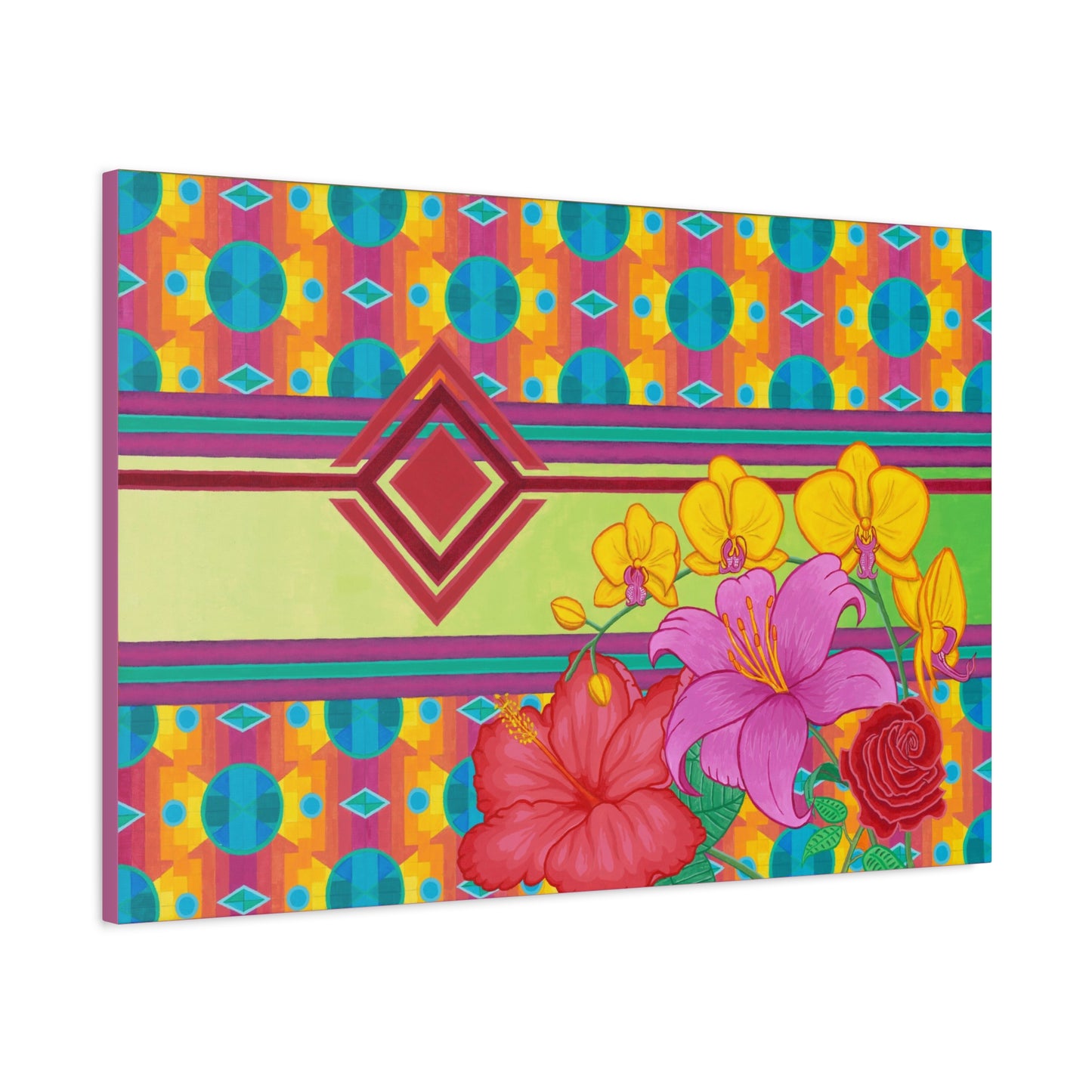 Stretched Canvas - "Colors in Bloom"