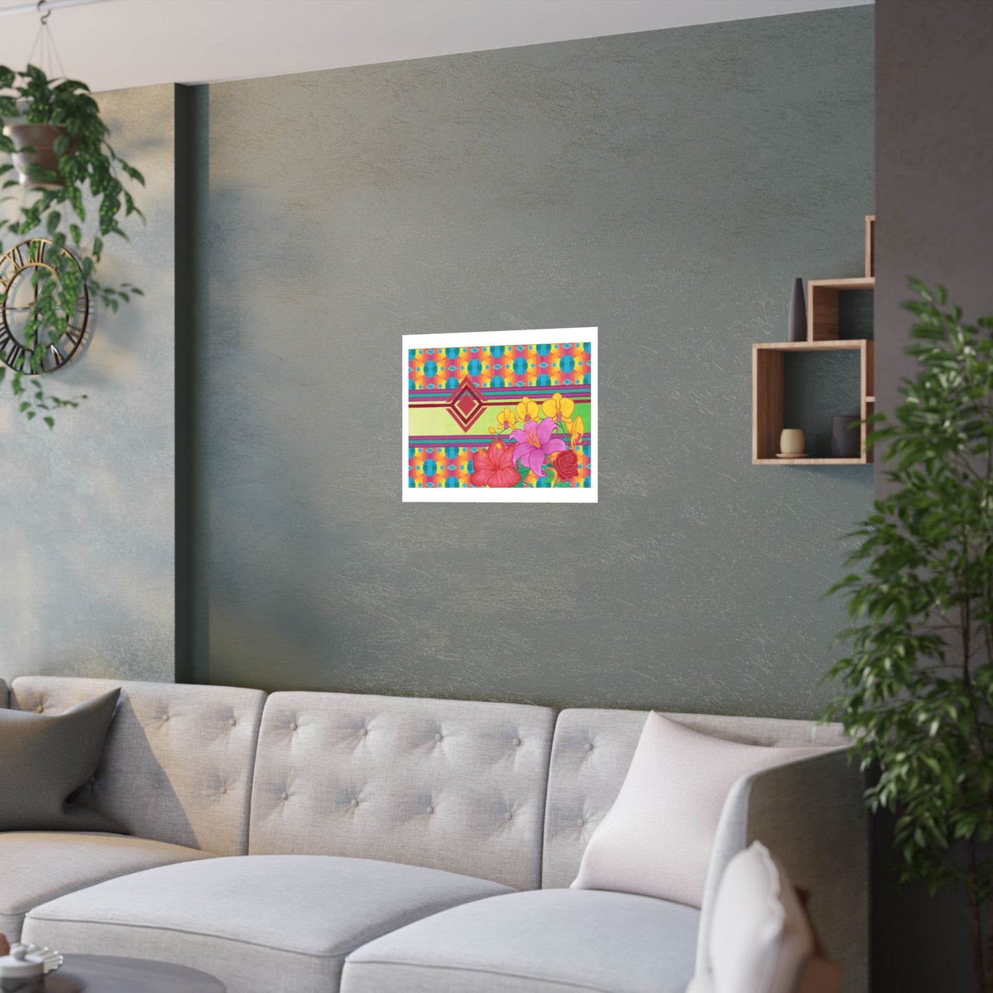 Satin Poster — "Colors in Bloom"