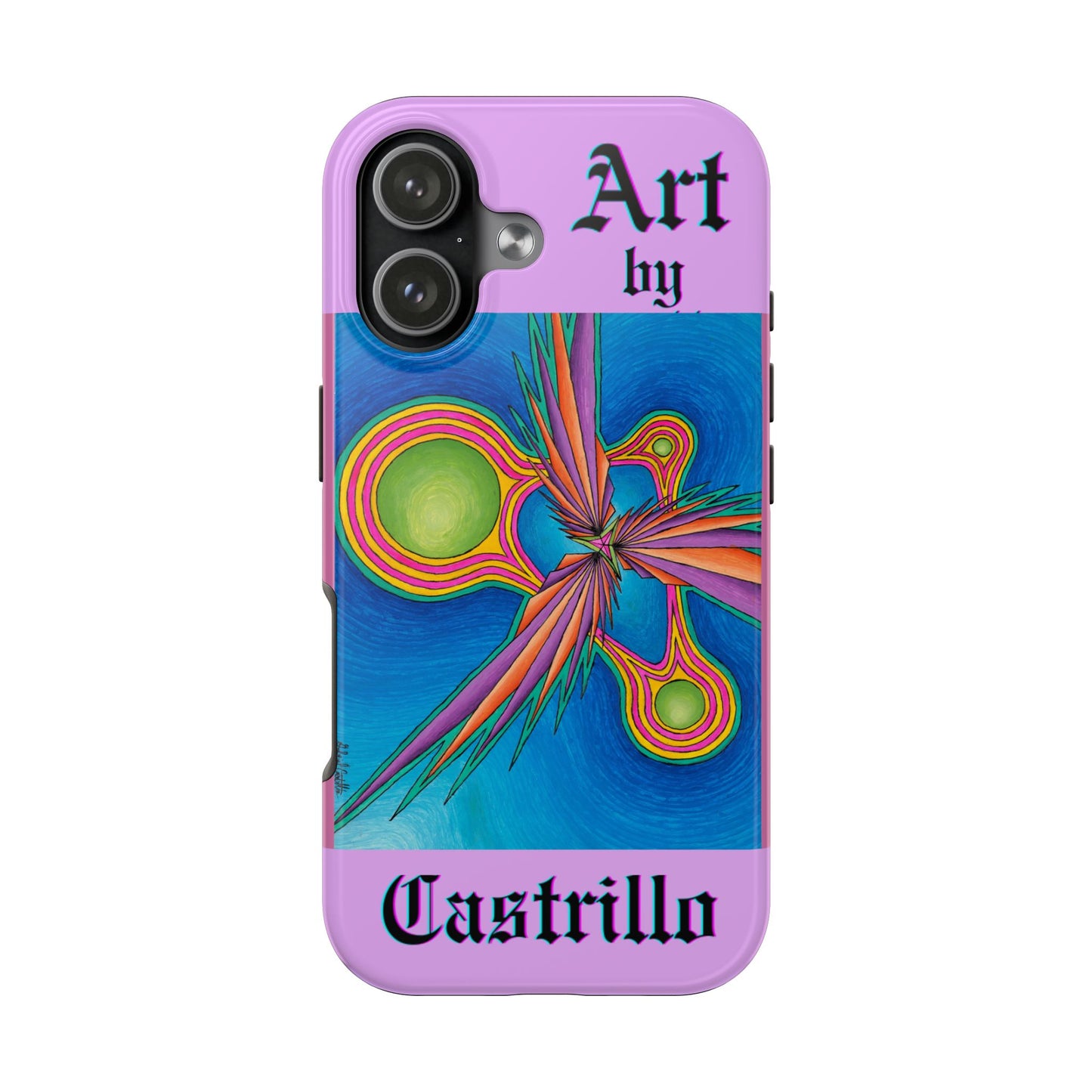 SPOKE iPhone Case - Art by Castrillo