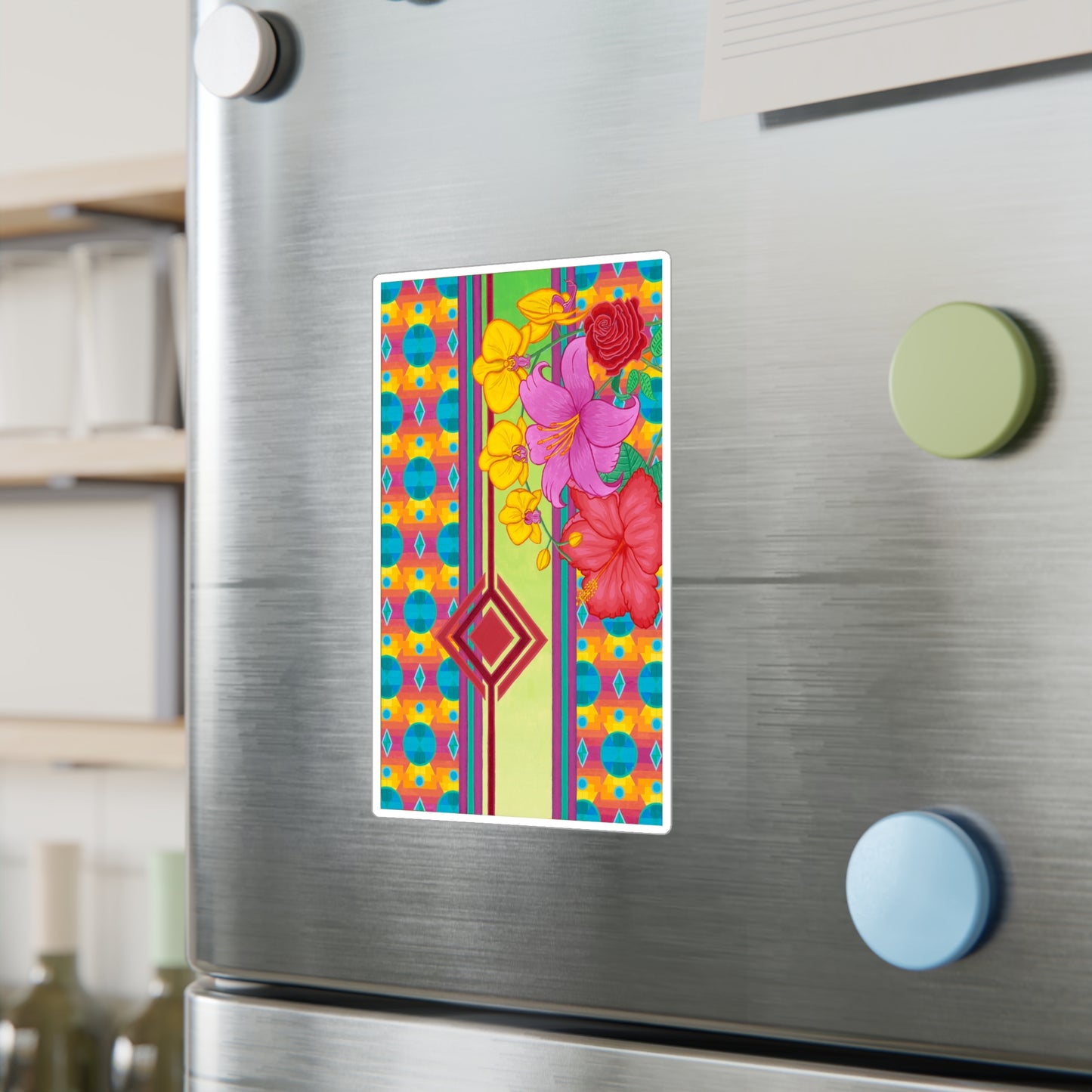 Kiss-Cut Sticker - "Colors in Bloom"