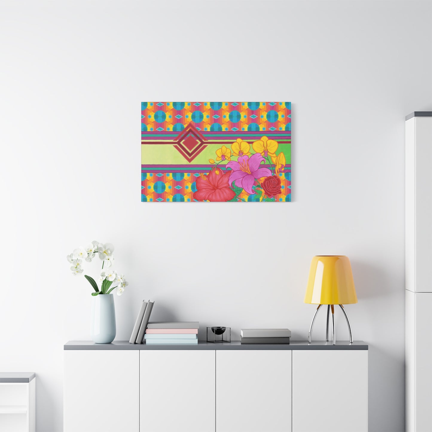 Stretched Canvas - "Colors in Bloom"