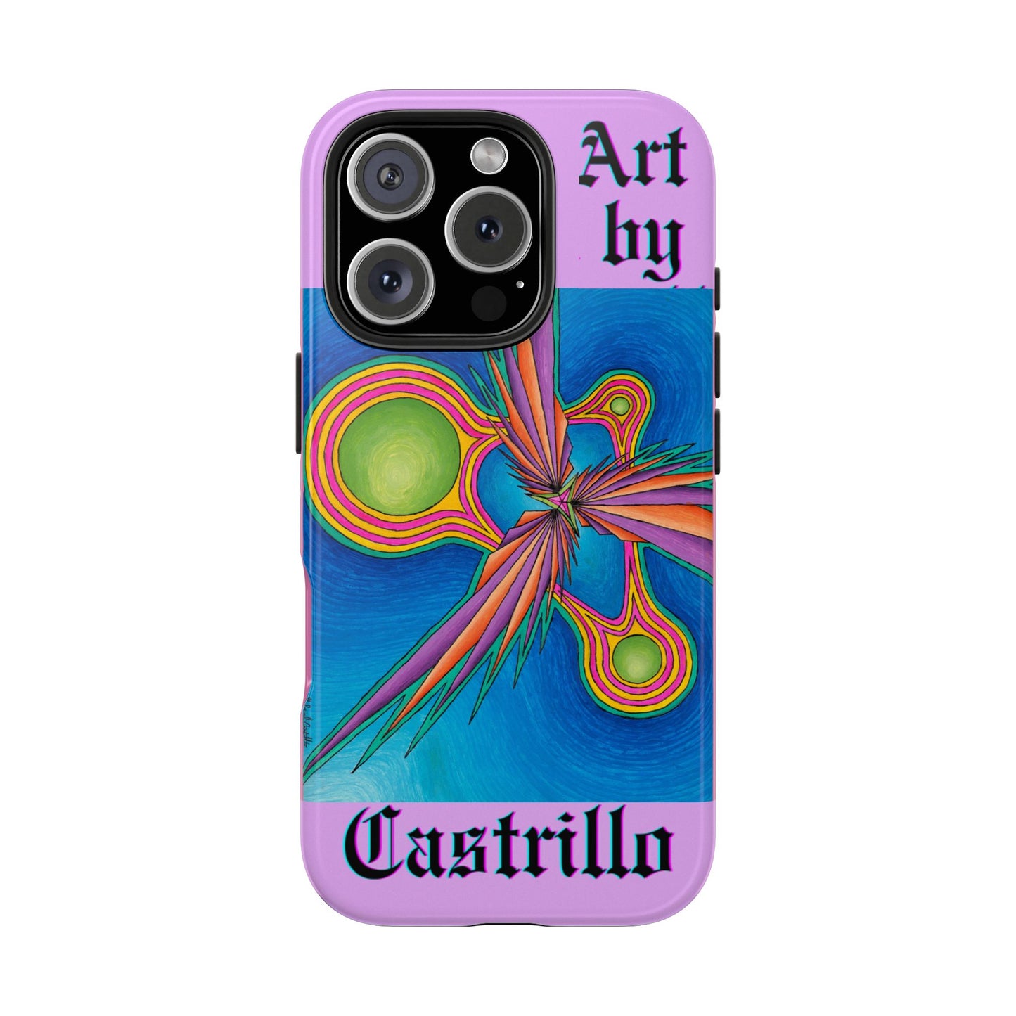 SPOKE iPhone Case - Art by Castrillo