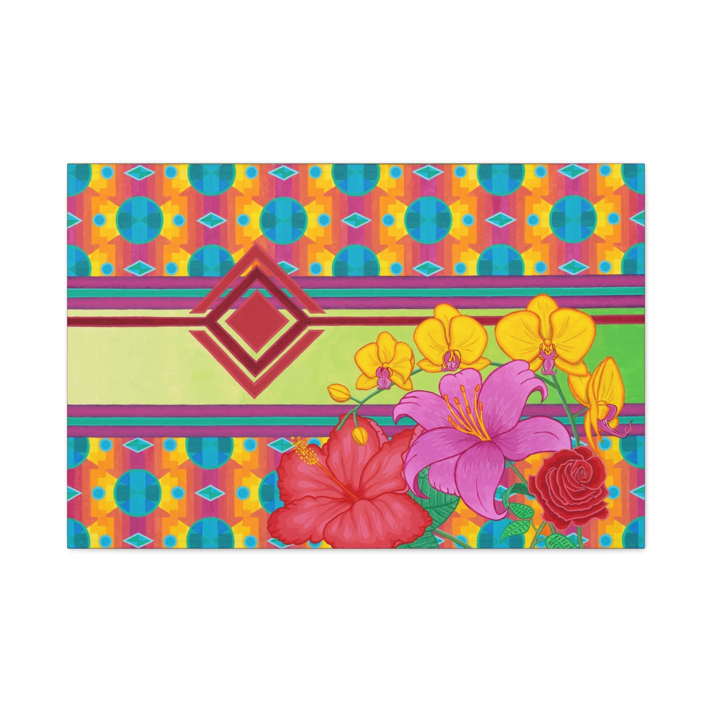 Stretched Canvas - "Colors in Bloom"