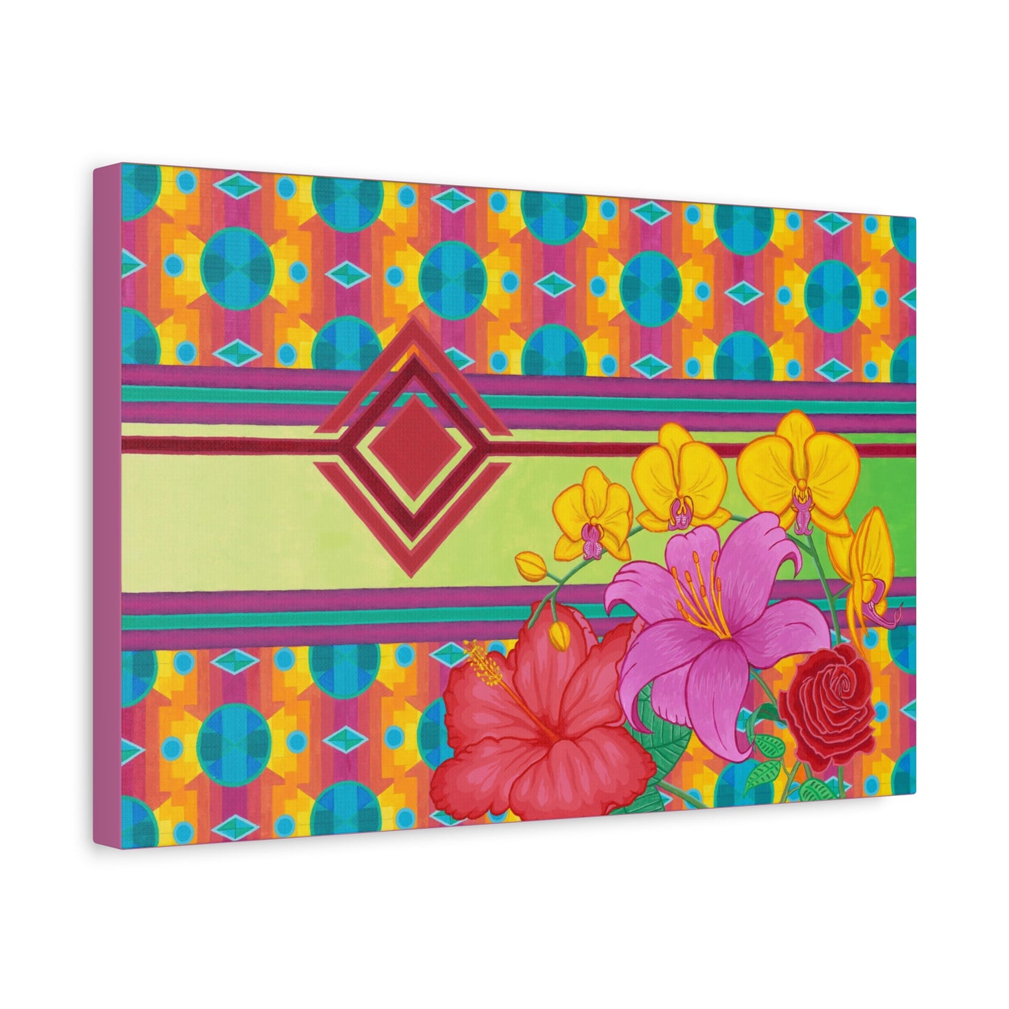 Stretched Canvas - "Colors in Bloom"