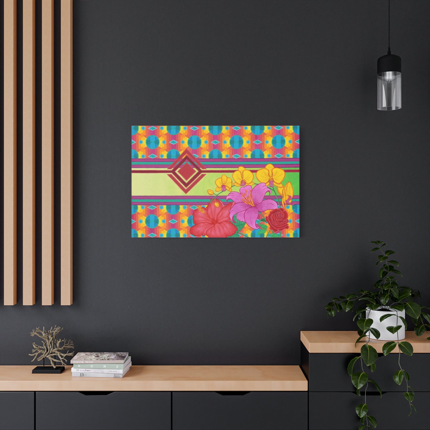 Stretched Canvas - "Colors in Bloom"