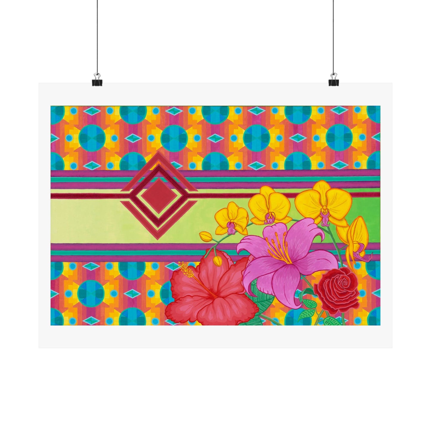 Satin Poster — "Colors in Bloom"